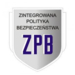 Logo programu: Tarcza z napisem Zintegrowana Polityka Bezpieczeństwa ZPB - link do zewnętrznej strony