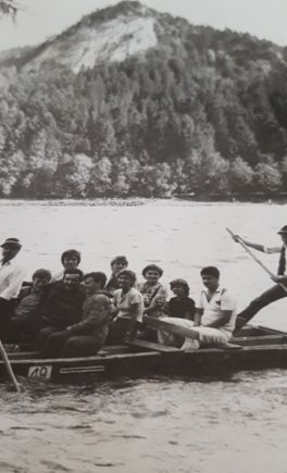 Wycieczka szkolna - Pieniny , przełom Dunajca.